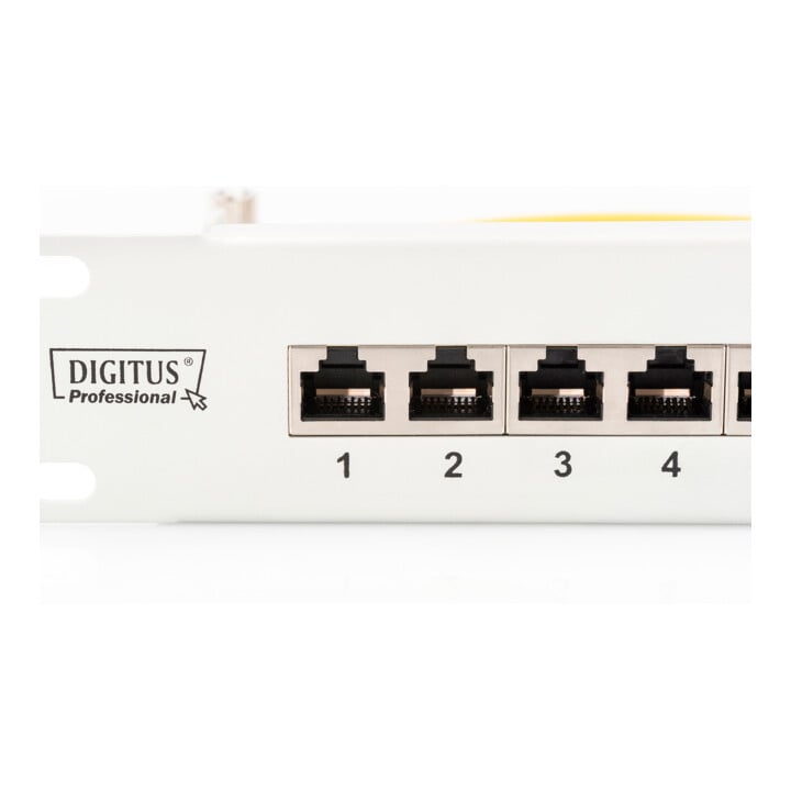DIGITUS Patchpanel Kat.6 Classe E 24xRJ45 STP 7035 DN-91624S