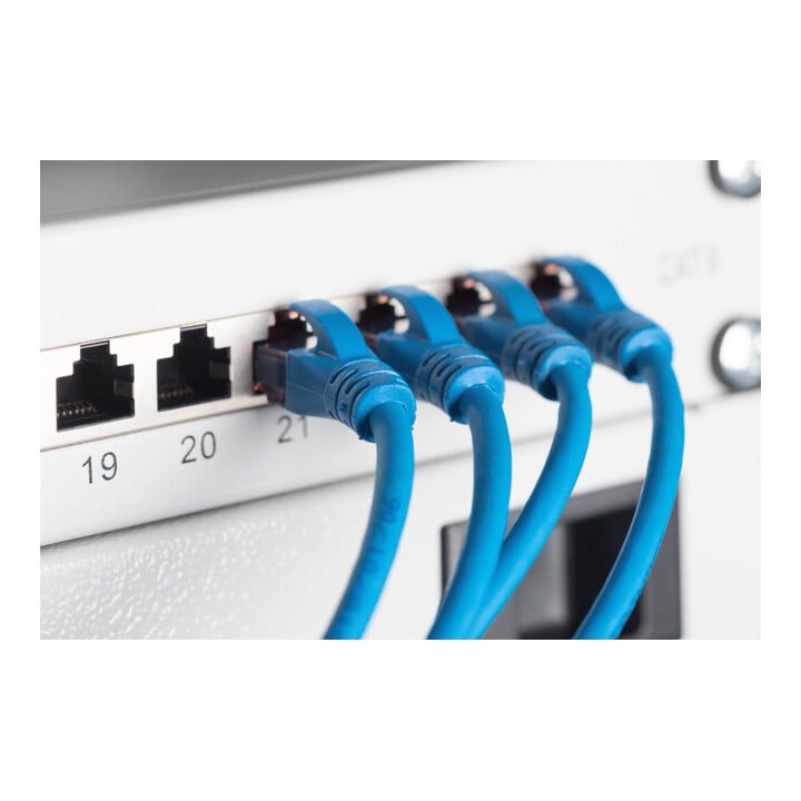 DIGITUS Patchpanel Kat.6 Classe E 24xRJ45 STP 7035 DN-91624S