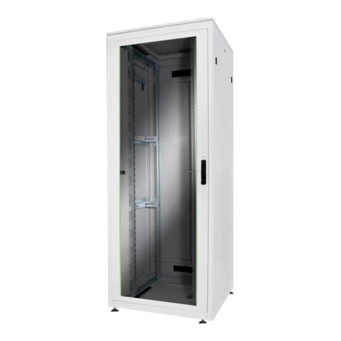 DIGITUS Schrank 42HE 205, 3x80x80cm RAL 7035 Glastür DN-19 42U-8/8-1