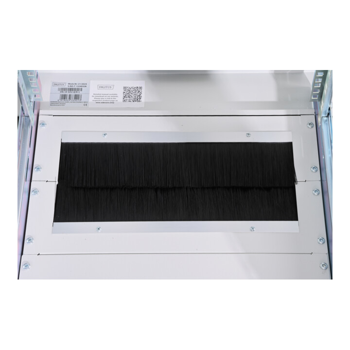 DIGITUS Schrank 42HE 205, 3x80x80cm RAL 7035 Glastür DN-19 42U-8/8-1
