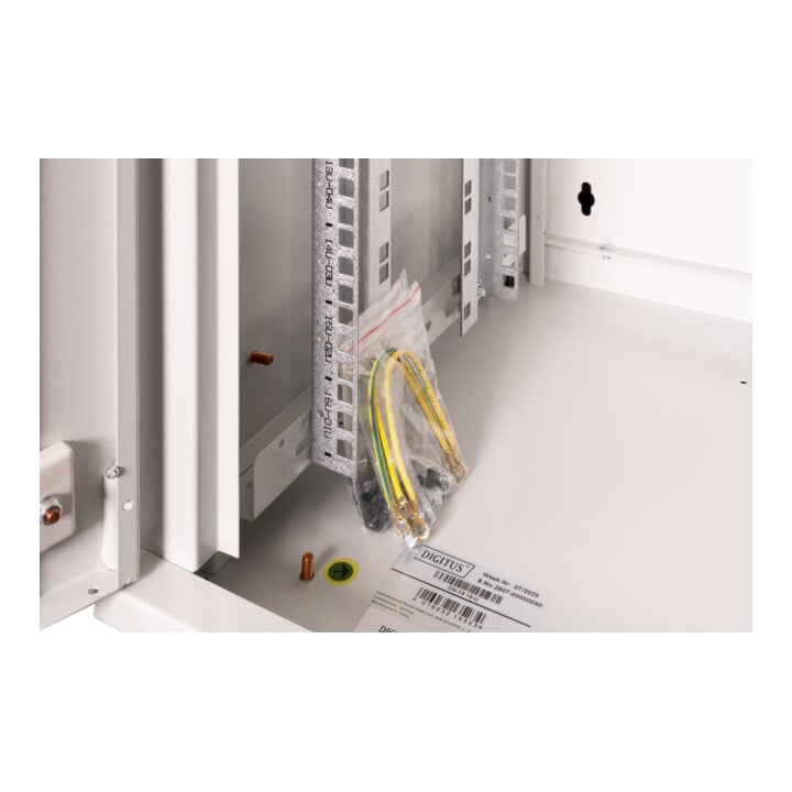 DIGITUS Wandschrank 19" DN-19 16-U RAL7035 Glastür
