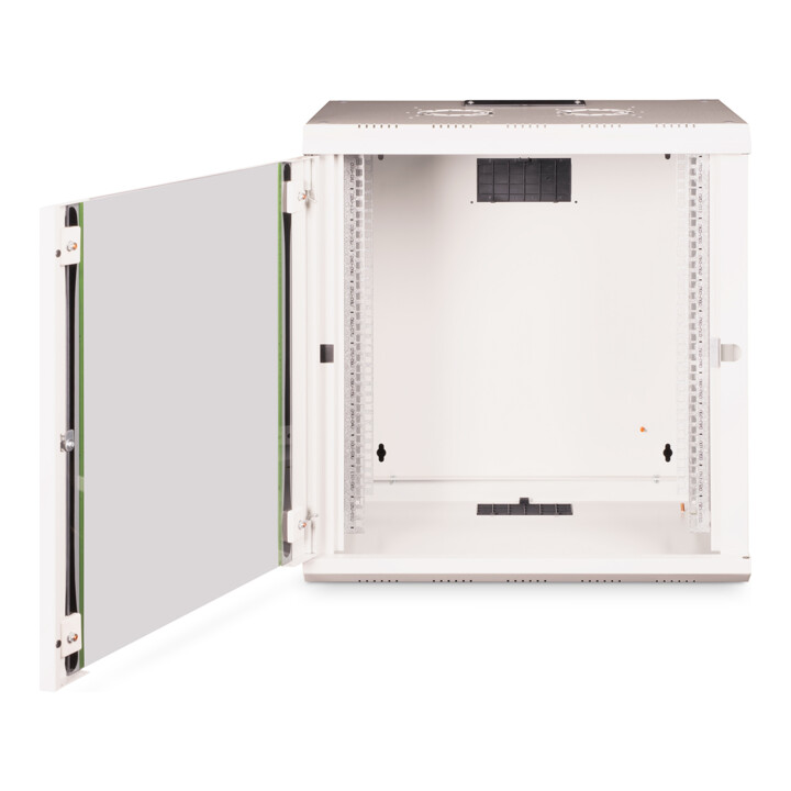 DIGITUS Wandschrank DN-19 12-U 19" Glastür RAL7035