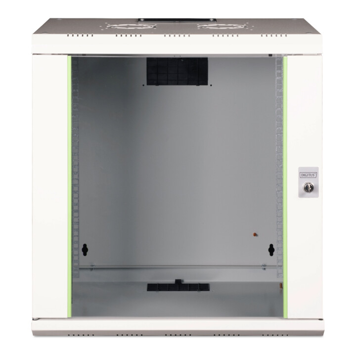 DIGITUS Wandschrank DN-19 12-U 19" Glastür RAL7035