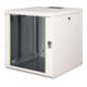 DIGITUS Wandschrank mit Glastür DN-19 12U 12HE RAL7035