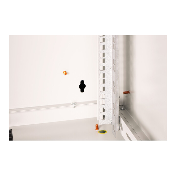 DIGITUS Wandschrank mit Glastür DN-19 12U 12HE RAL7035