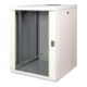DIGITUS Wandschrank mit Glastür DN-19 16U-6/6 RAL7035 HE 16
