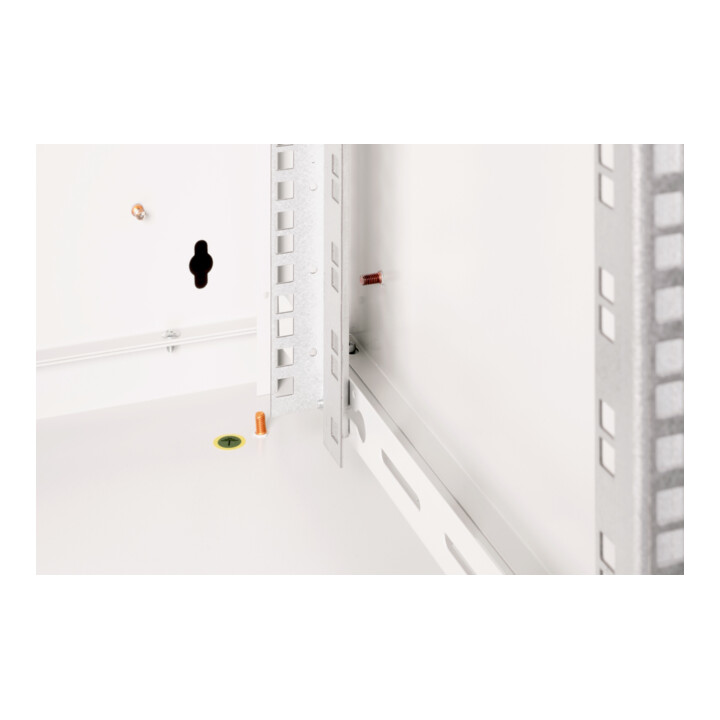 DIGITUS Wandschrank mit Glastür DN-19 16U-6/6 RAL7035 HE 16