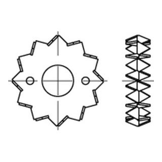 DIN 1052 Blechdorn-Holzverbinder zweiseitig
