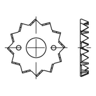 DIN 1052 Blechdorn-Holzverbinder Typ D einseitig