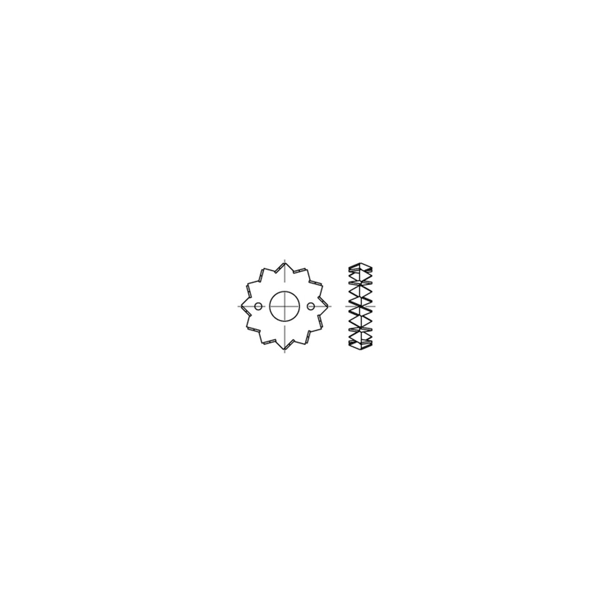 DIN 1052 Holzverbinder Blechdorne Typ C, tZn, zweiseitig, 62 ÜH tZn S ; Industrial Quality Supplies