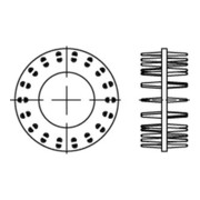 DIN 1052 Blechdorn-Holzverbinder Typ D zweiseitig-3