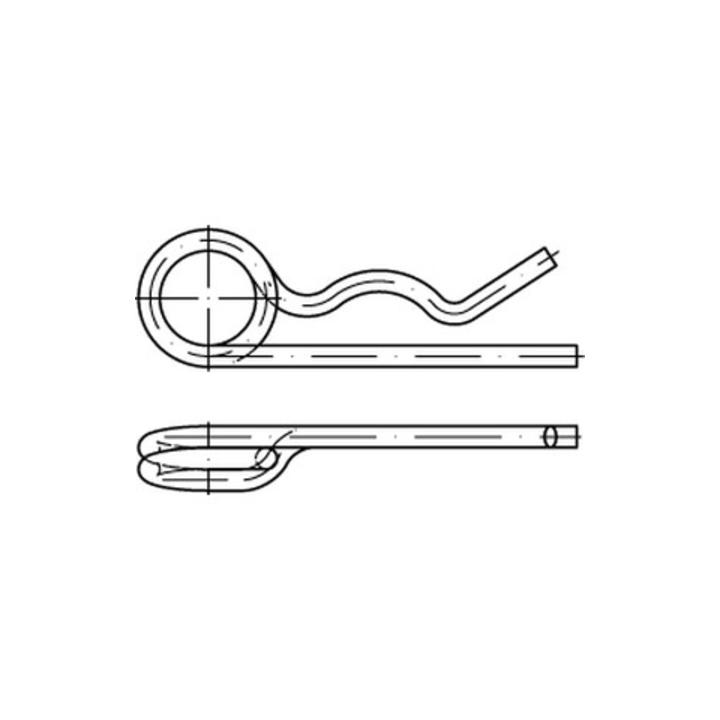 DIN 11024 A 4 6,3 mm Drahtstärke 5,6 mm A 4 S