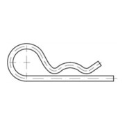 DIN 11024-E Federstecker A 2 DrahtØ 4 einfach-1