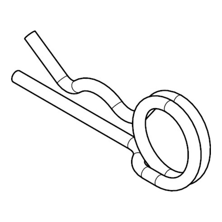DIN 11024 Federstecker, ST galZn 2,5mm HP