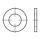 DIN 125-A/ISO 7089 Unterlegscheibe Stahl 36mm (37x66x5 ) galvanisch verzinkt gelb chrom. ohne Fase Form A-1