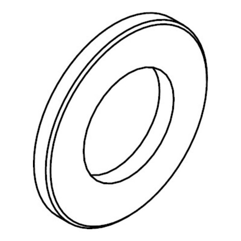 DIN 125 Rondelle, ST galZn noir L 5,3 P