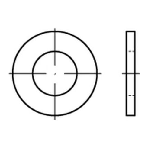 DIN 125 Stahl 140 HV A 19 galvanisch verzinkt gal Zn S