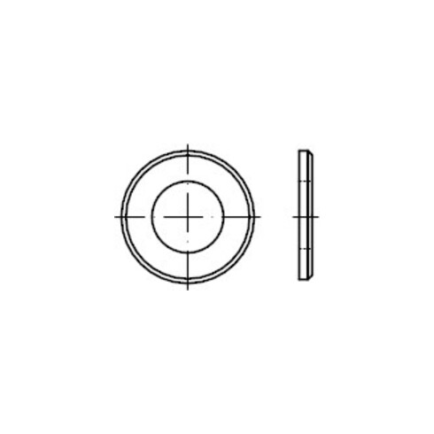 DIN 125 Unterlegscheibe, ST galZn B 5,3 KP