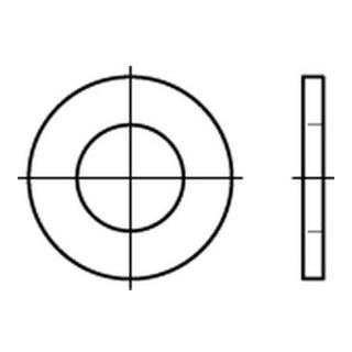 DIN 126/ISO 7091 Unterlegscheibe flach gestanzt, Stahl