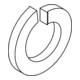 DIN 127 Rondelle ressort, acier inoxydable A4 A 3 KP-3