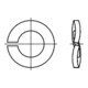 DIN 128 Federring, FST mech.Zn B 5 KP-1