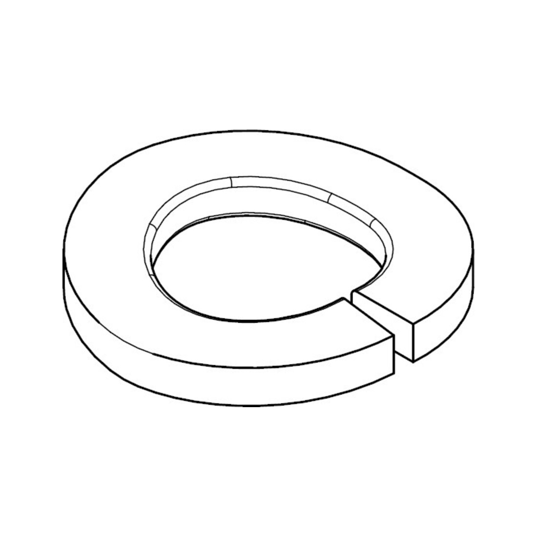 DIN 128 Ressort à disque, FST mech.Zn B 16 KP
