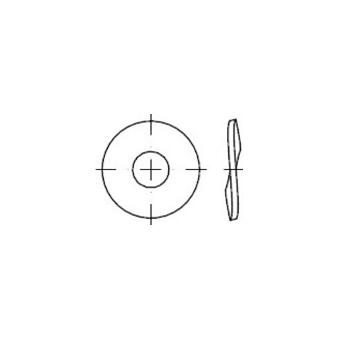 DIN 137 Federscheibe, FST mech.Zn B 3 KP