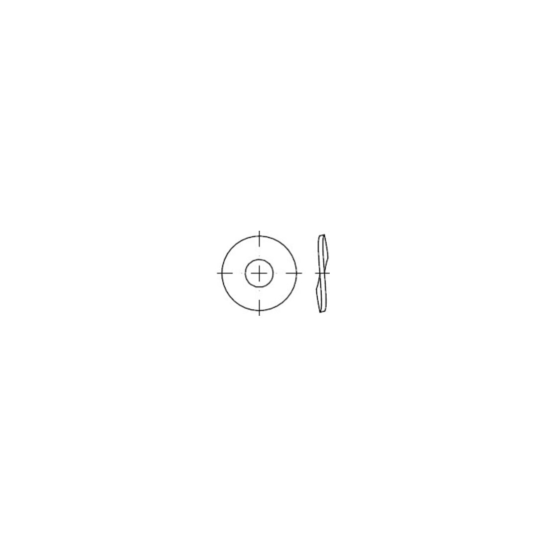 DIN 137 Rondelle ressort, FST mech.Zn B 4 KP