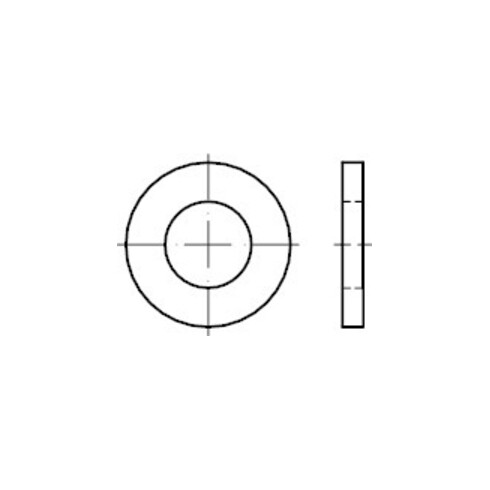 DIN 1440 Disque pour goupille, acier inoxydable A4 12 HP