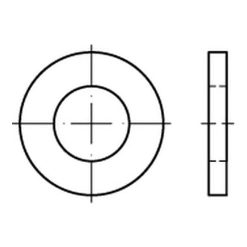 DIN 1440 Flache Scheibe Stahl 60mm galvanisch verzinkt Produktklasse A