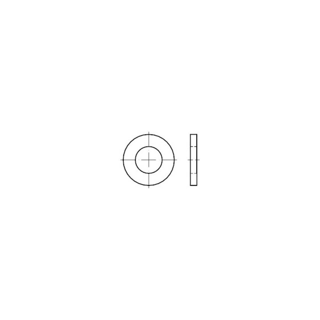 DIN 1440 Rondelle pour goupille, acier inox A4 40 HP