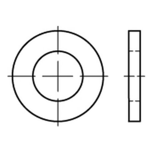 DIN 1441 Flache Scheibe Stahl 14mm galvanisch verzinkt Produktklasse C