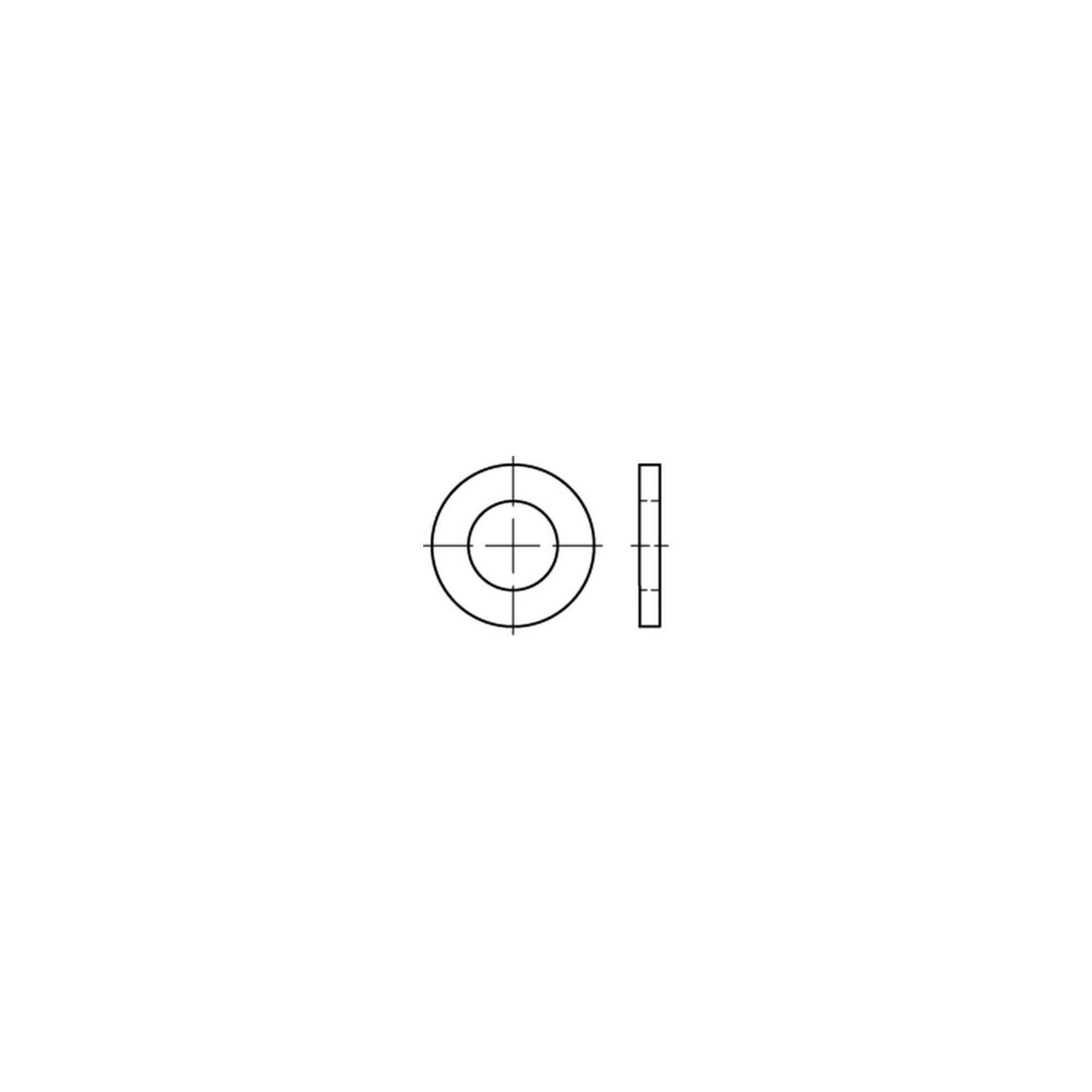 DIN 1441 Flache Scheibe Stahl 27mm Produktklasse C ; Industrial Quality Supplies