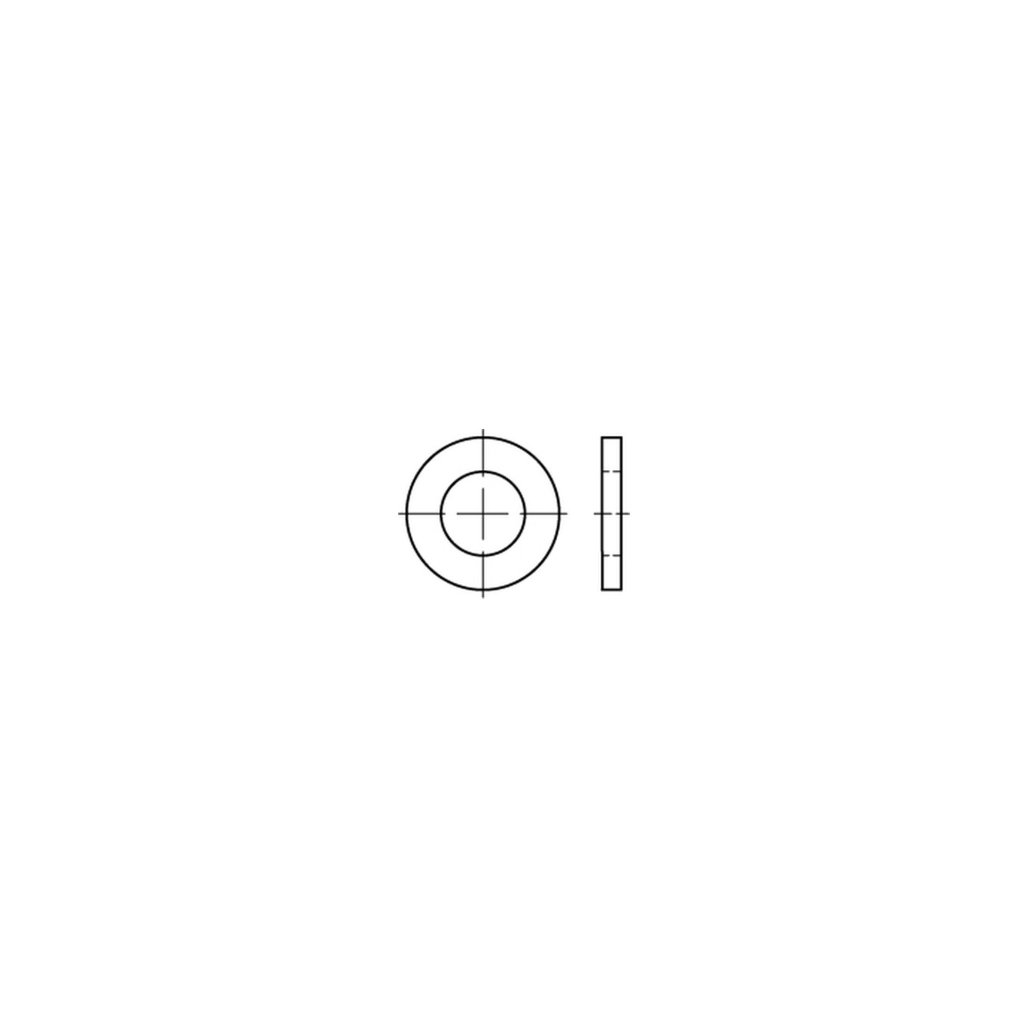 DIN 1441 Flache Scheibe Stahl 78mm Produktklasse C ; Industrial Quality Supplies