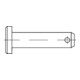 DIN 1444 Splint-Bolzen mit Kopf, ST galZn h11 B 10x40x35,5 HP-1