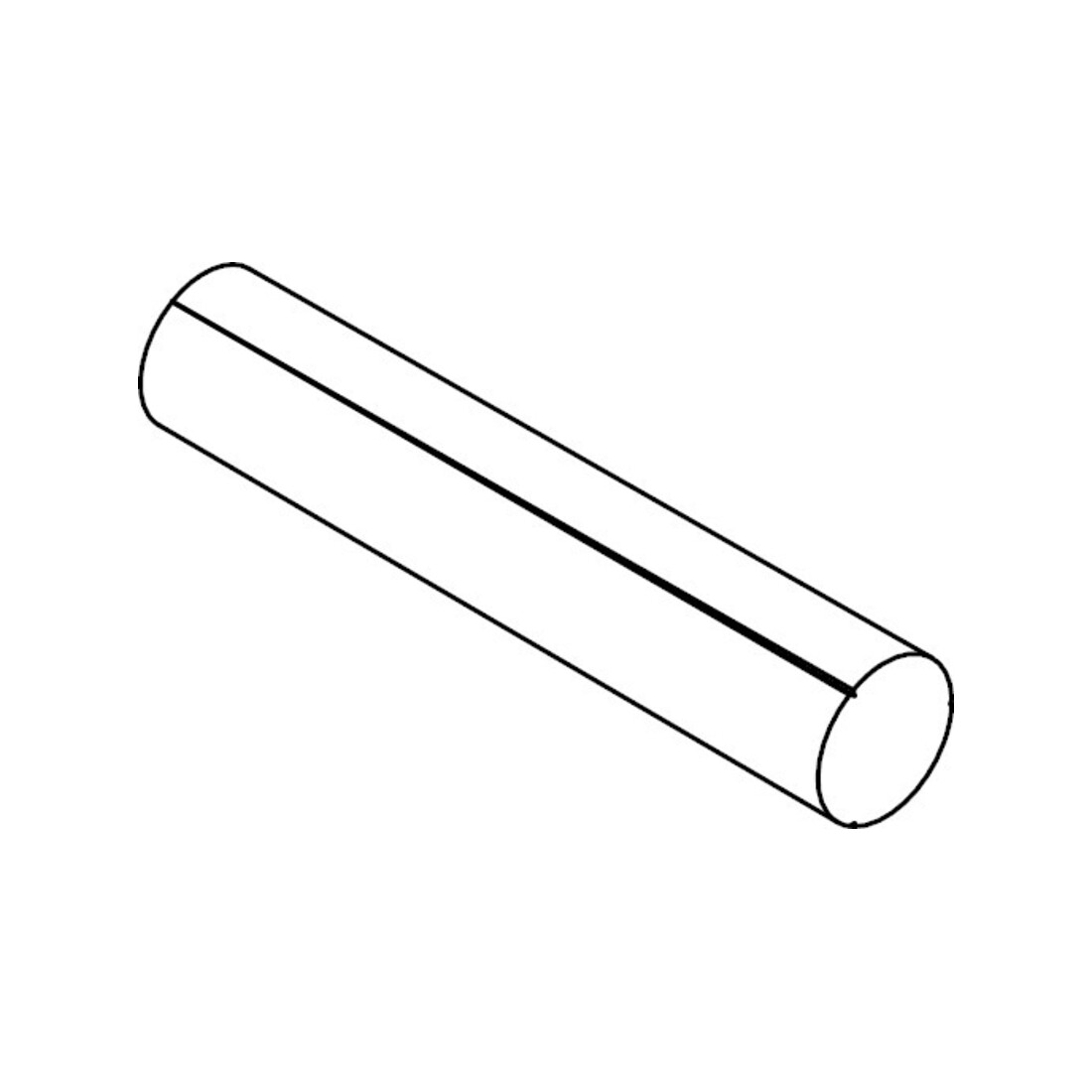 DIN 1471 Goupille conique crantée, ST 8x16 HP