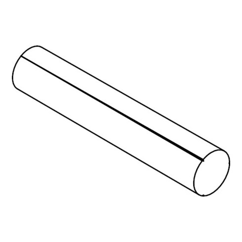 DIN 1471 Kegelkerbstift, Edelstahl A1 6x50 HP