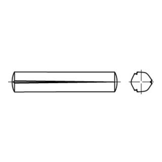 DIN 1471 Kegelkerbstifte, Edelstahl, blank