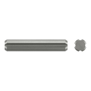 DIN 1471 Kegelkerbstifte, Stahl, blank