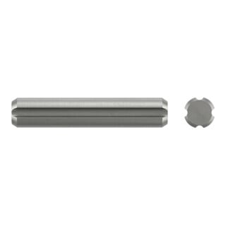 DIN 1471 Kegelkerbstifte, Stahl, blank