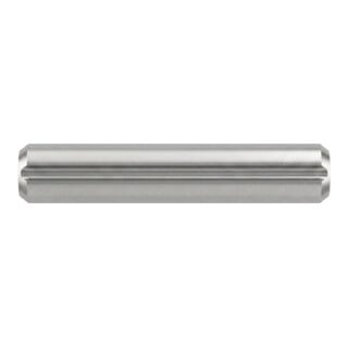 DIN 1473 Zylinderkerbstifte, Stahl, blank