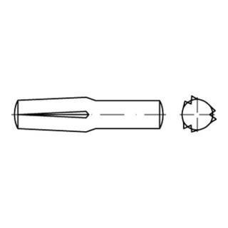 DIN 1474 Steckkerbstift, Stahl, blank