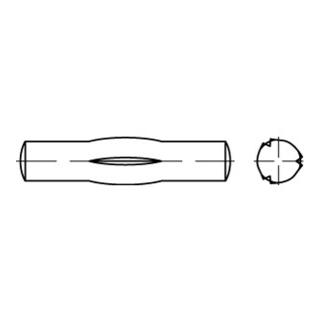 DIN 1475/ISO 8742 Knebelkerbstift, Stahl, blank