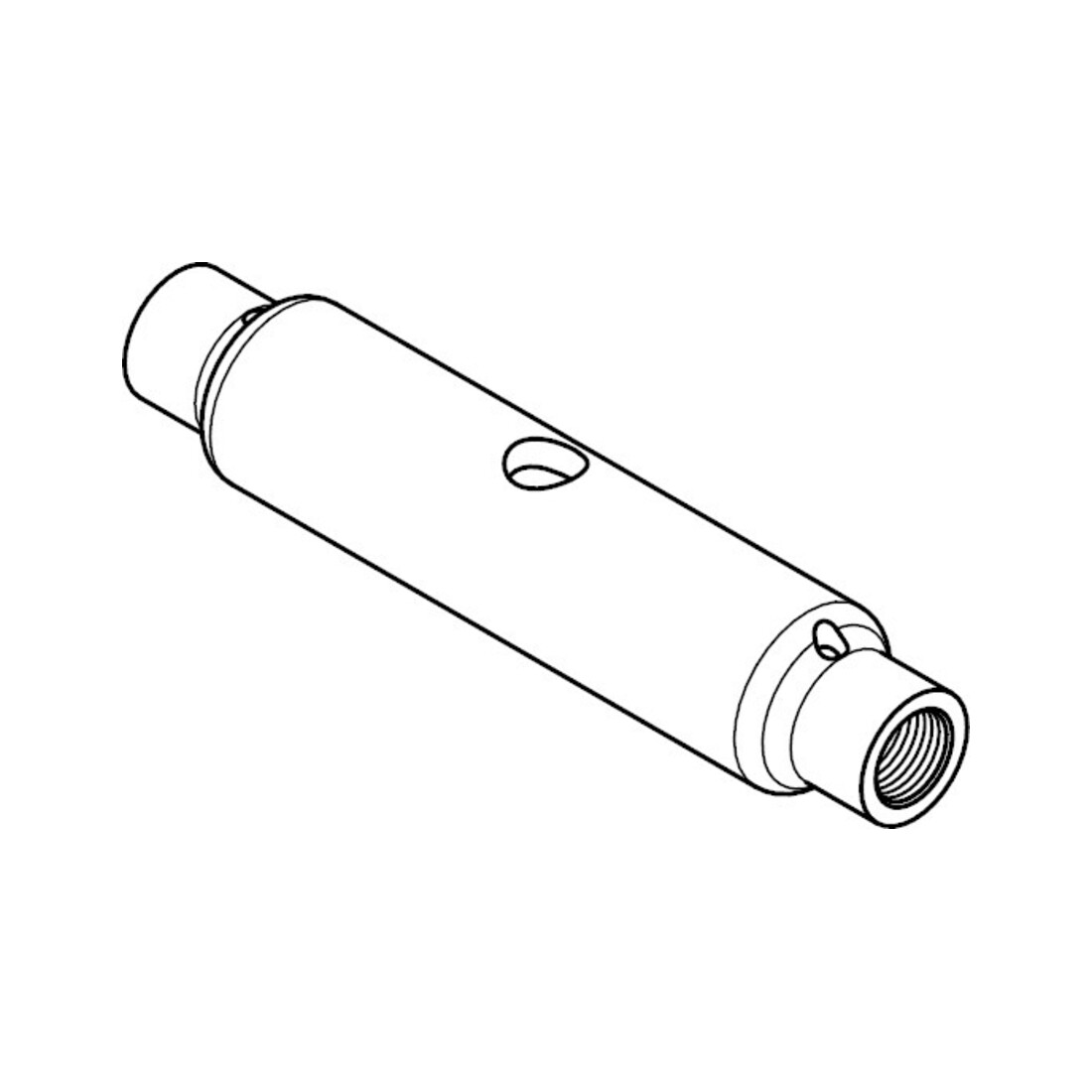 DIN 1478 Écrou de tendeur en tube d'acier, forme fermée, 3.6 galZn fermé M12 HP