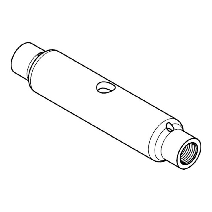 DIN 1478 Écrou de tension en tube d'acier, forme fermée, 3.6 galZn fermé M24 HP