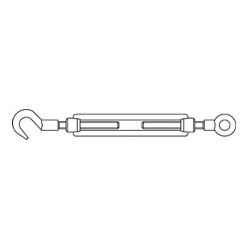 DIN 148 Spannschlösser Stahl SP RH M 12 galvanisch v