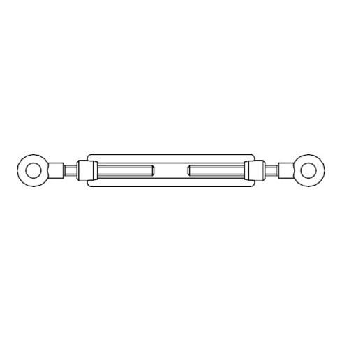 DIN 1480 Manille à vis, 3,6 galZn Ö/Ö M24 forgée HP