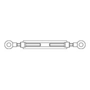 DIN 1480 Spannschlösser A 2 SP RR