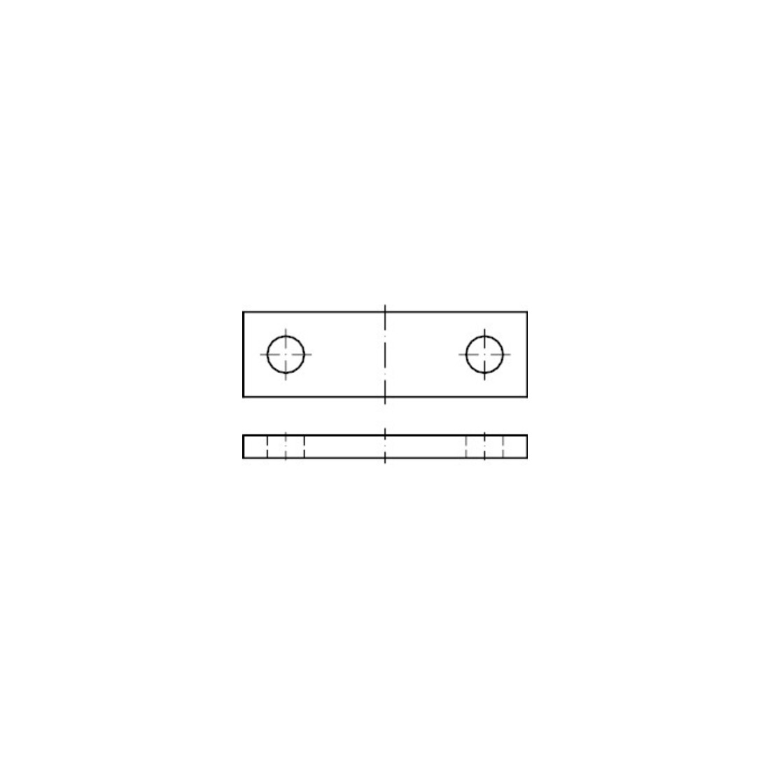 DIN 15058 Support d'essieu, ST 20x5 HP