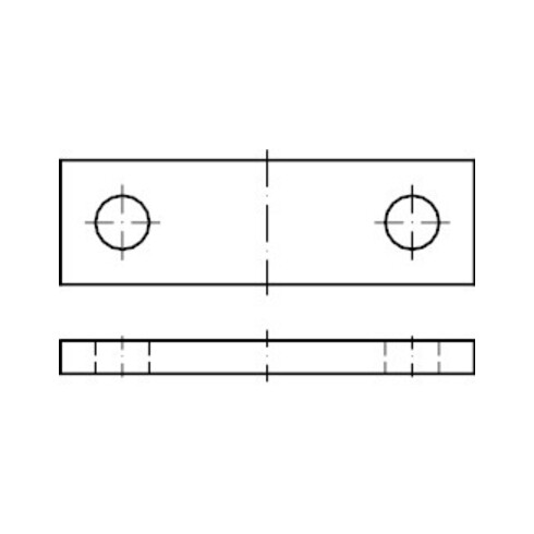 DIN 15058 Support d'essieu, ST 40x10 HP